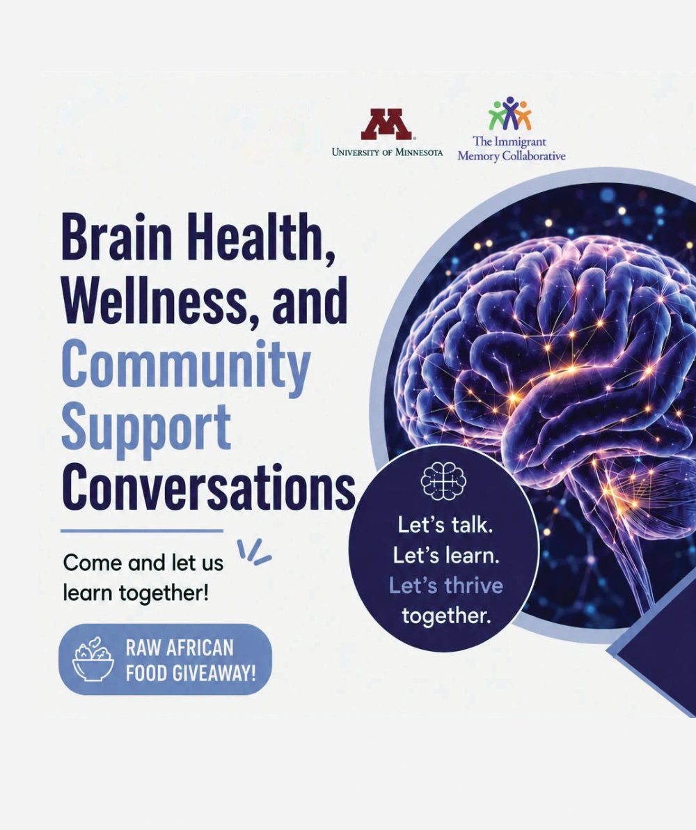 Brain health flyer for ANDI's June event